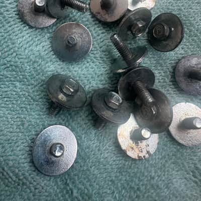 Ludwig Lot of 16 Vintage Mounting Screws  for 6 Ply Floor Tom or Bass  Drum 80s image 2