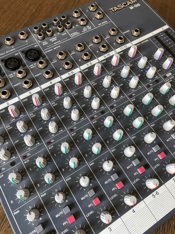 Tascam M-08 8-channel Mixer | Reverb