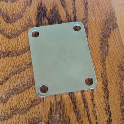 Fender Squier Neck Plate with Screws for Stratocaster, Telecaster, Jazzmaster, Mustang, Jaguar and other Electric Guitars - Chrome image 3