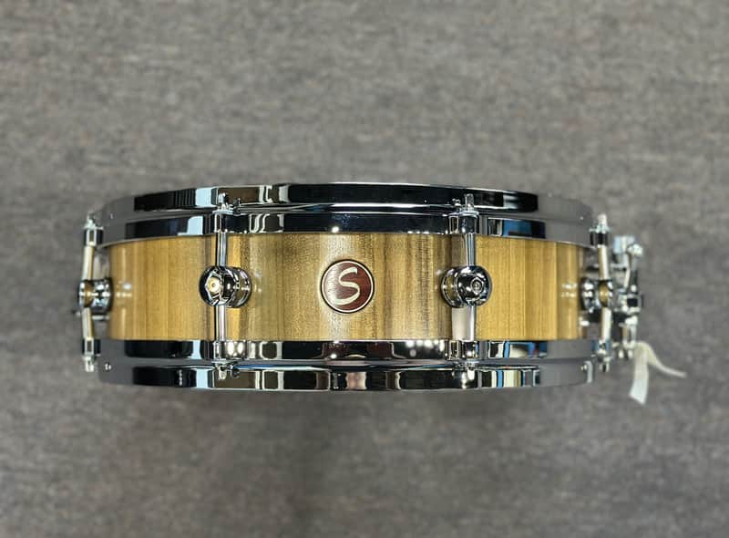 Sugar Percussion Poplar Stave Snare Drum - 4x14" image 1