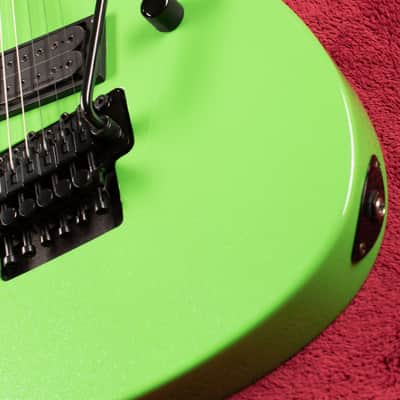 B.C. Rich Gunslinger Retro II with Floyd Rose - Green Pearl image 8