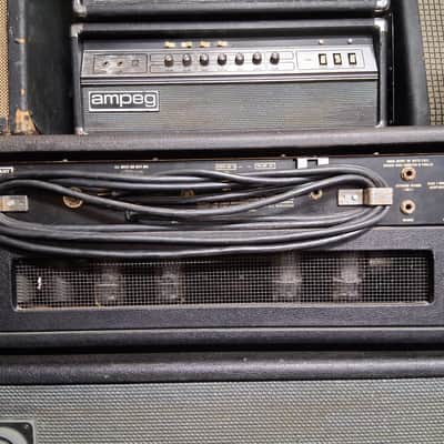 Late 70s Ampeg V-4 100-Watt Guitar Head with Distortion Control Serviced F&T Capacitors Vintage Tubes image 9