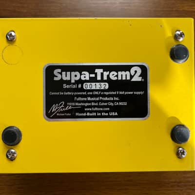 Fulltone Supa Trem 2 2010s - Yellow image 4