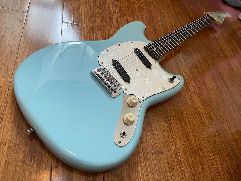 Bacchus Mustang Sonic Blue with Matching Headstock BMS-1R Universe