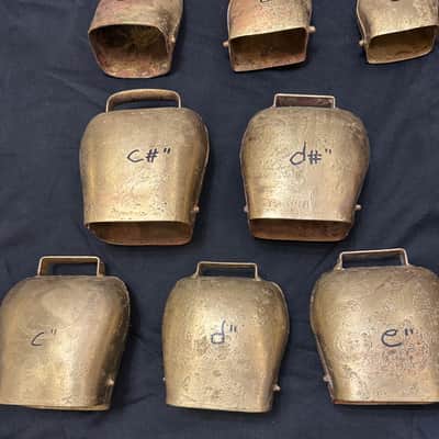 Almglocken Alpine Bells Tuned Cowbells, 2 OCTAVES (26 Bells), C'' to C'''' image 6