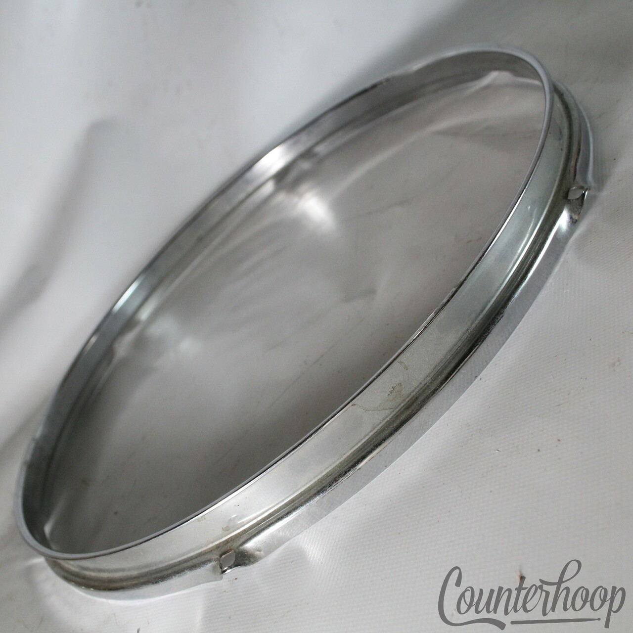 Rogers 14" Tall-Boy Luxor Snare/Floor Tom Drum Batter Rim/Hoop 6Lug 60s TripleFl — main photograph