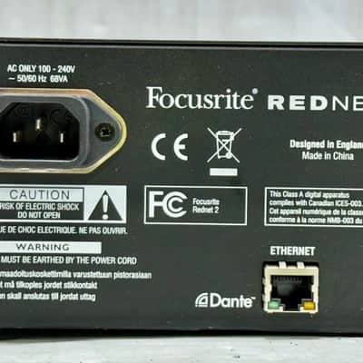 Focusrite RedNet 2 Dante Audio Interface 2010s - Red image 3