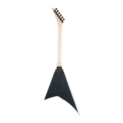 Jackson JS Series Rhoads JS32 6-String Right-Handed Electric Guitar with Poplar Body, Maple Neck, and Amaranth Fingerboard (Black with White Bevels) image 2