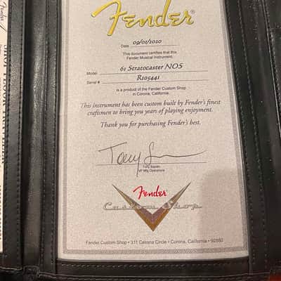 Fender Custom Shop WW10 '61 Stratocaster body image 13