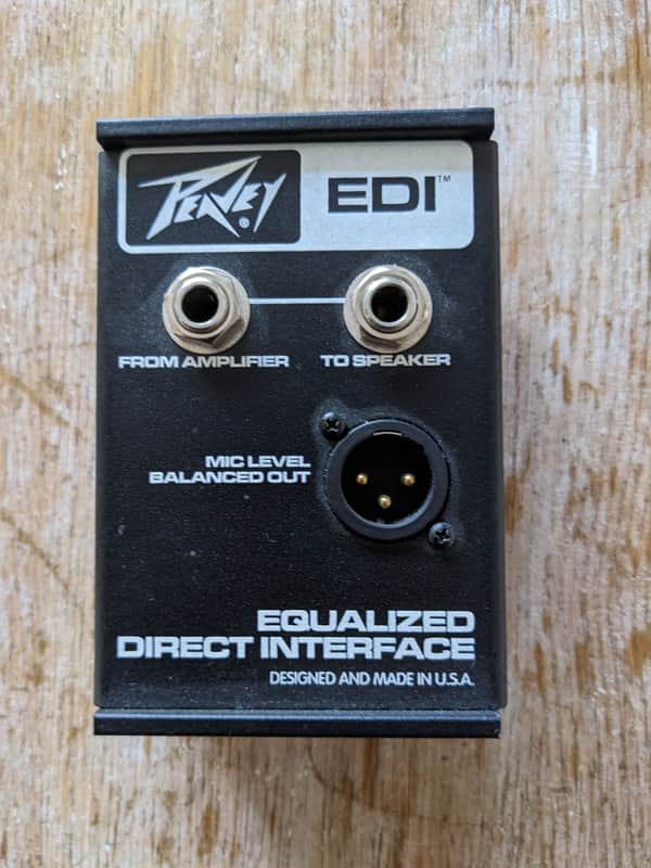 Peavey EDI Equalized Direct Interface 90's - Black image 1