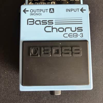 Boss CEB-3 Bass Chorus (Dark Gray Label) 2001 - Present - Blue image 1