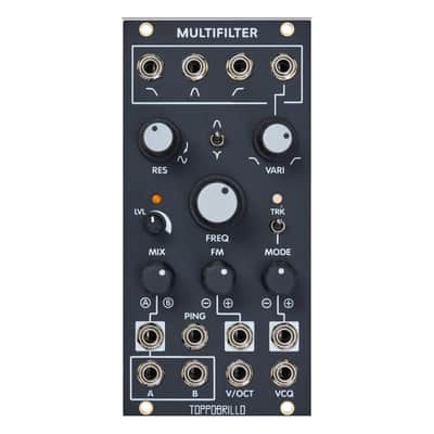 Toppobrillo Multifilter 2 Eurorack Filter Module (Black) image 1