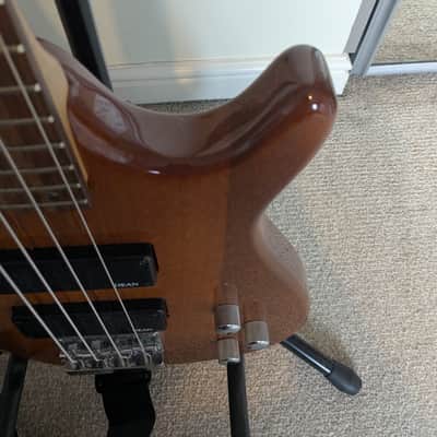 Dean Edge 1 4-String Bass Guitar 2010s - Trans Amber image 10