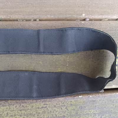 Vintage 1960's Bobby Lee Banjo Strap! Cool Purple/Green Pattern, Metal Buckle! Original Case Candy! Bild 5
