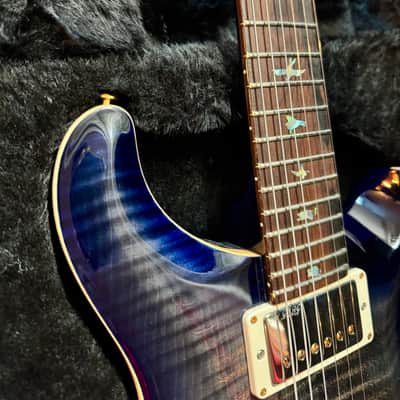 PRS Custom 24 Wood Library 2017 - Charcoal Violet 10 Top image 6