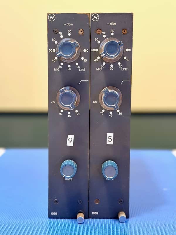 Vintage Neve 1059 mic preamp modules - Pair image 1