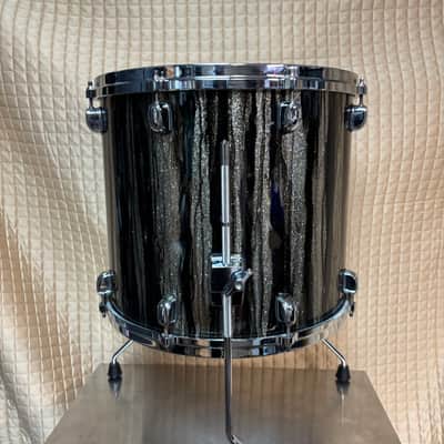 Tama Starclassic Walnut Birch 16” floor tom Black Clouds and Silver Lining 16x14 image 16