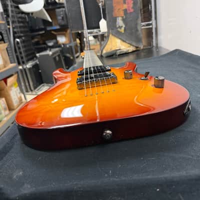 Used ESP LTD MH-100QMNT Electric Guitar Amber Sunburst image 21