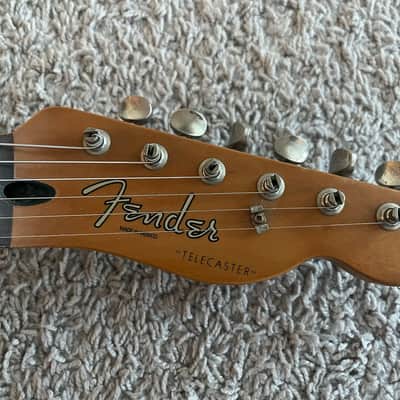 Fender Deluxe Nashville Telecaster 2004 MIM Candy Apple Red Modified Guitar image 6