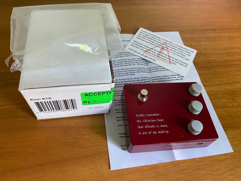 Klon KTR w/ original essential diodes w/ box image 1