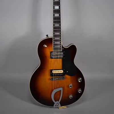 2000s DeArmond Guild M-75 Sunburst Finish Solid Body Electric Guitar image 1