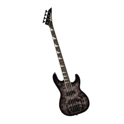 Jackson JS Series Concert Bass CB JS3P 4-String Right-Handed Bass Guitar with Poplar Body and Maple Neck (Transparent Black) image 3