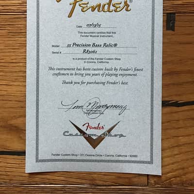 Fender Limited Edition 1955 Relic Precission Bass Left Handed 2015 Two Colour Sunburst image 8