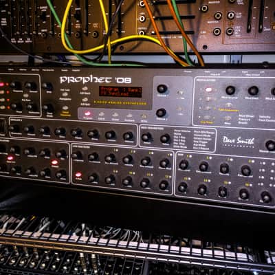 Dave Smith Instruments Prophet 08 PE Desktop 8-Voice Desktop Synthesizer 2012 - 2016 - Black with Wood Sides