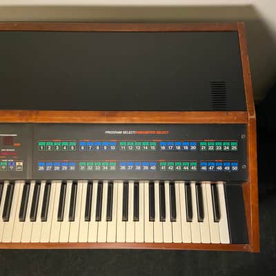Rhodes Chroma 64-Key 16-Voice Polyphonic Analog Synthesizer 1982 - 1984 - Black w/ Wood Sides image 8