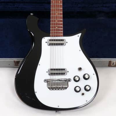 1966 Rickenbacker 450-12 - Jetglo Finish - 12 String & Toaster Pickups - Original Case image 1