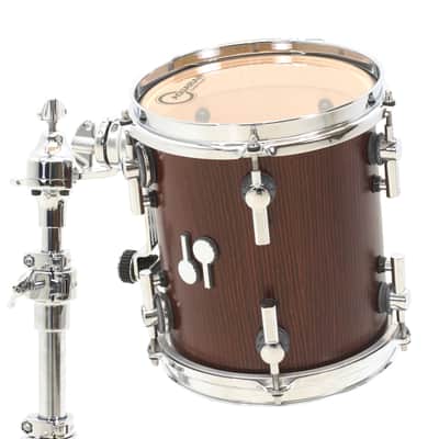 Sonor SQ2 9x8" Mounted Tom with 600 Series Single Tom Stand, Nussbaum Finish image 1