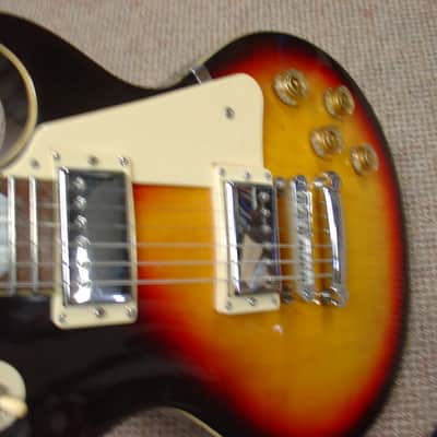 Jay Turser 2018 MIC no name Lester-Epiphone pickups ! Cherry Burst image 8