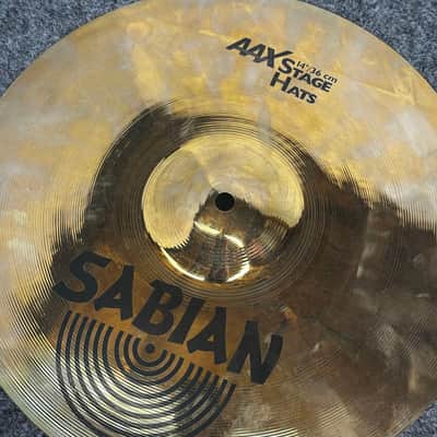 Used Sabian AAX Stage Hi Hats Cymbal 14 - Very Good image 2