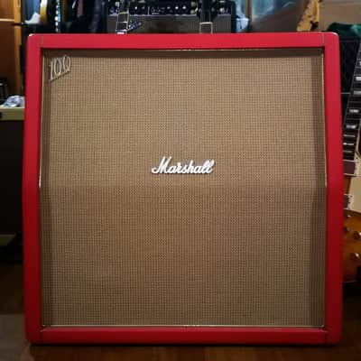 Marshall 1960A cabinet 1970 - RED - empty - no speakers image 2