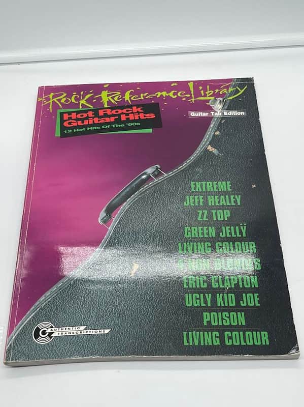 Rock Reference Library Hot Rock Guitar Hits Tab Book image 1