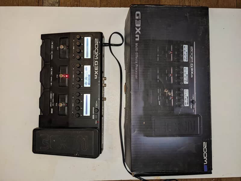Zoom G3Xn Guitar Multi-Effects Processor with Expression Pedal 2010s - Black image 1