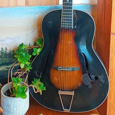 Vintage Archtop Jazz guitar J.B.Herclík ca. 1950 image 1