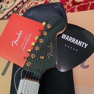 *NEW IN BOX* 2026 Fender Japan Limited Edition Traditional Collection, 60's Jazzmaster Black Pearl Gold with Matching Headstock, MIJ JD26 image 3