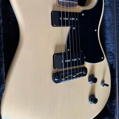 Squier Paranormal Strat-O-Sonic w/Upgrades - Vintage Blonde image 1