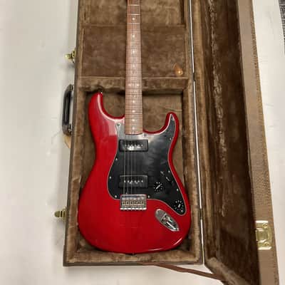 Fender Noventa Stratocaster 2021 Crimson Red Transparent image 11