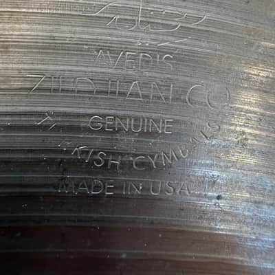 Zildjian 16" A Thin Crash Hollow Logo (small crack) image 6