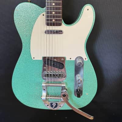 Fender Limited Edition Custom Shop '52 Reissue Telecaster Relic 1 of 12 Hollywood Collection 2018 - Seafoam Sparkle AAA Rosewood Fretboard image 2