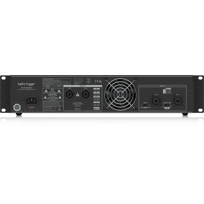 Behringer NX1000 1000-Watt Class D Power Amplifier image 3