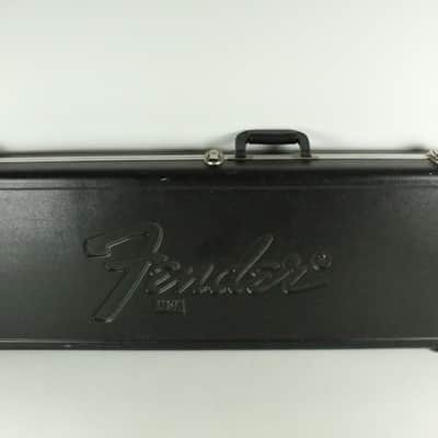 1978 Vintage Fender Stratocaster Telecaster Molded Plastic Guitar Black CASE USA 1970s image 2