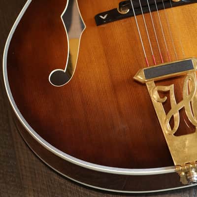 Heritage Golden Eagle Archtop Hollow Body Electric Guitar Antique Sunburst + OHSC image 9