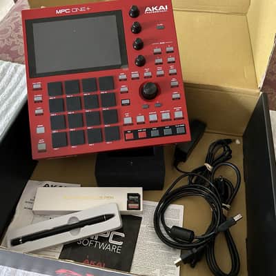 AKAI MPC ONE+ Standalone MIDI Sequencer w/128GB SD card and Expansions - Red image 2