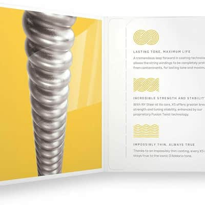 D'Addario XSE0946 09-46 Super Lt Top/Reg Btm, XS Nickel Coated Electric Strings image 4