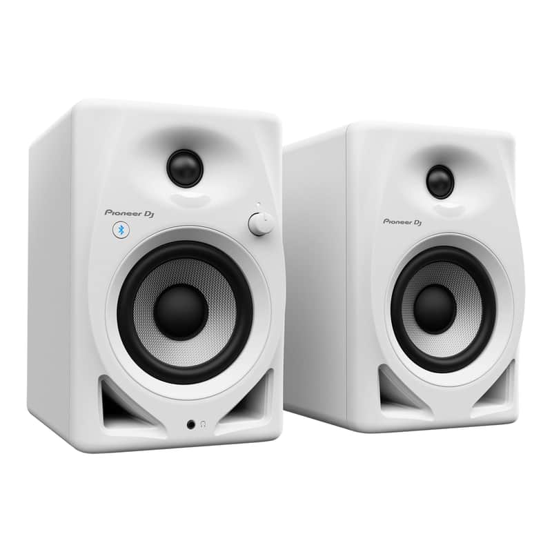 Pioneer DJ DM-40D-BT-W 4-inch Desktop Active Monitor Speaker Bluetooth - White image 1