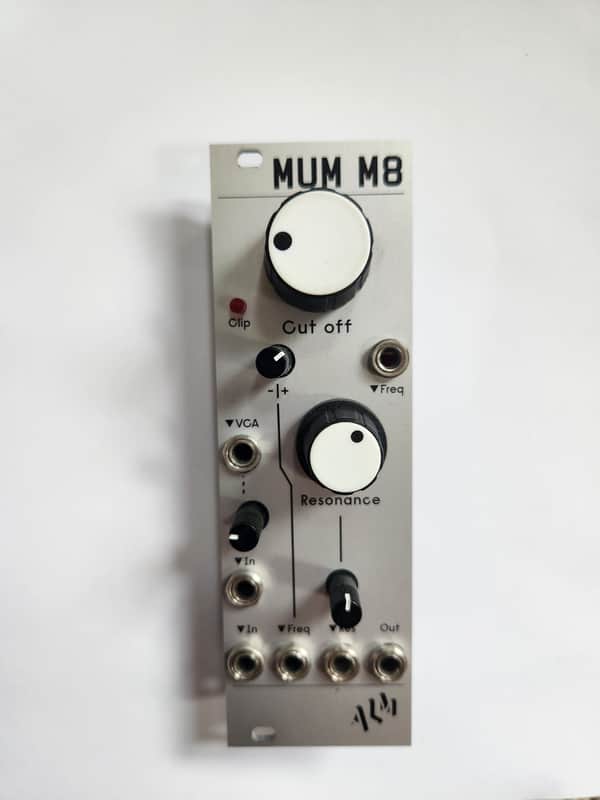 ALM/Busy Circuits ALM018 Mum M8 Low Pass Filter Eurorack Synth Module 2017 - Present - Silver image 1