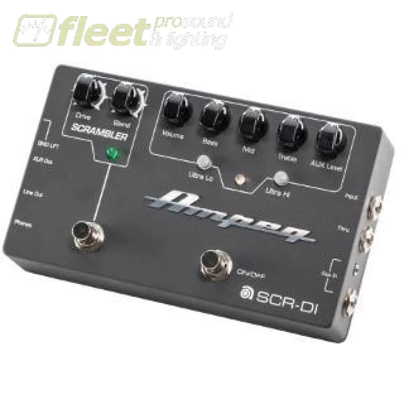 Ampeg SCR‑DI Bass DI Preamp with Scrambler Overdrive Pedal